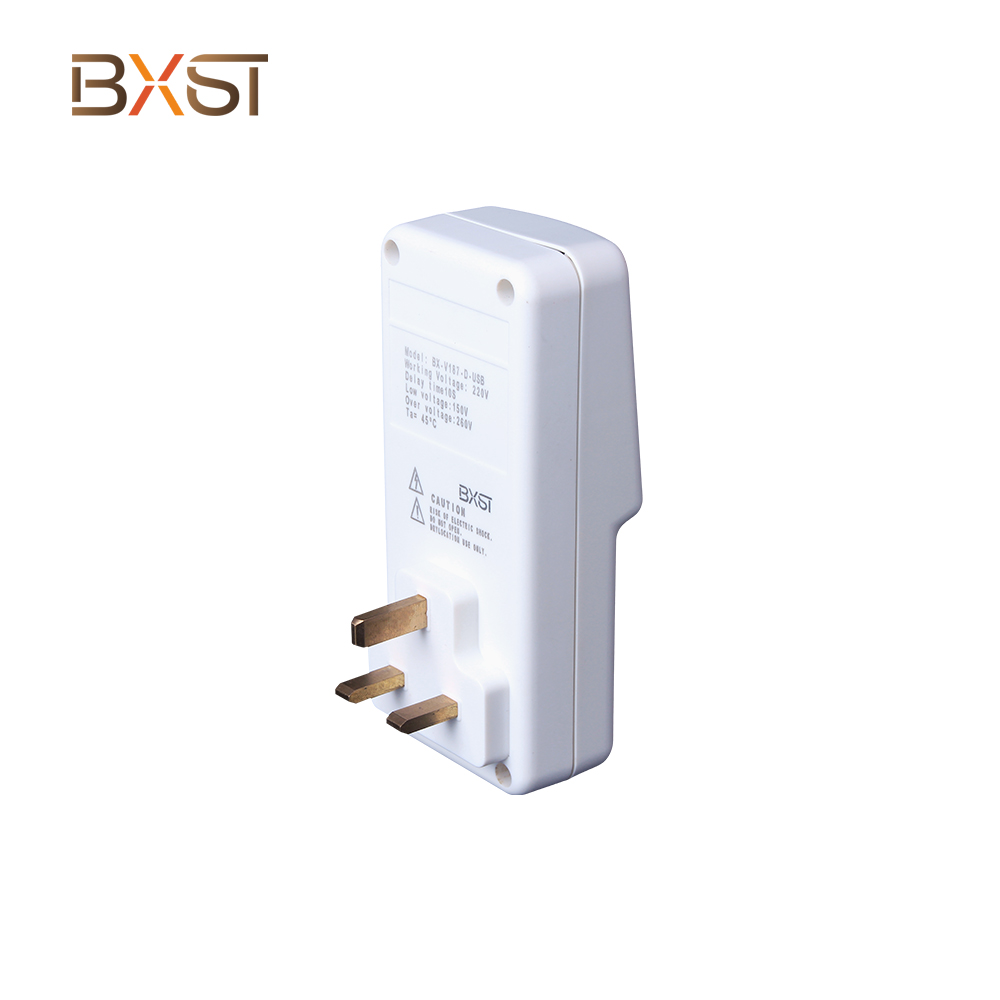 BXST TV Guard UK Plug Automatic Protector с USB V187-D-USB