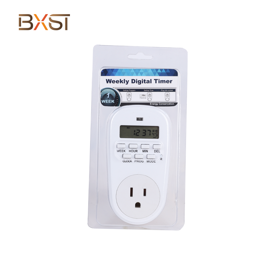 BXST Economical Smart Digital Programmable Timer Plug T-US-US