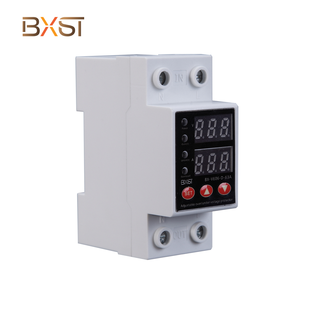 BXST Over и Under Din Rail Protector с дисплеем V606-D