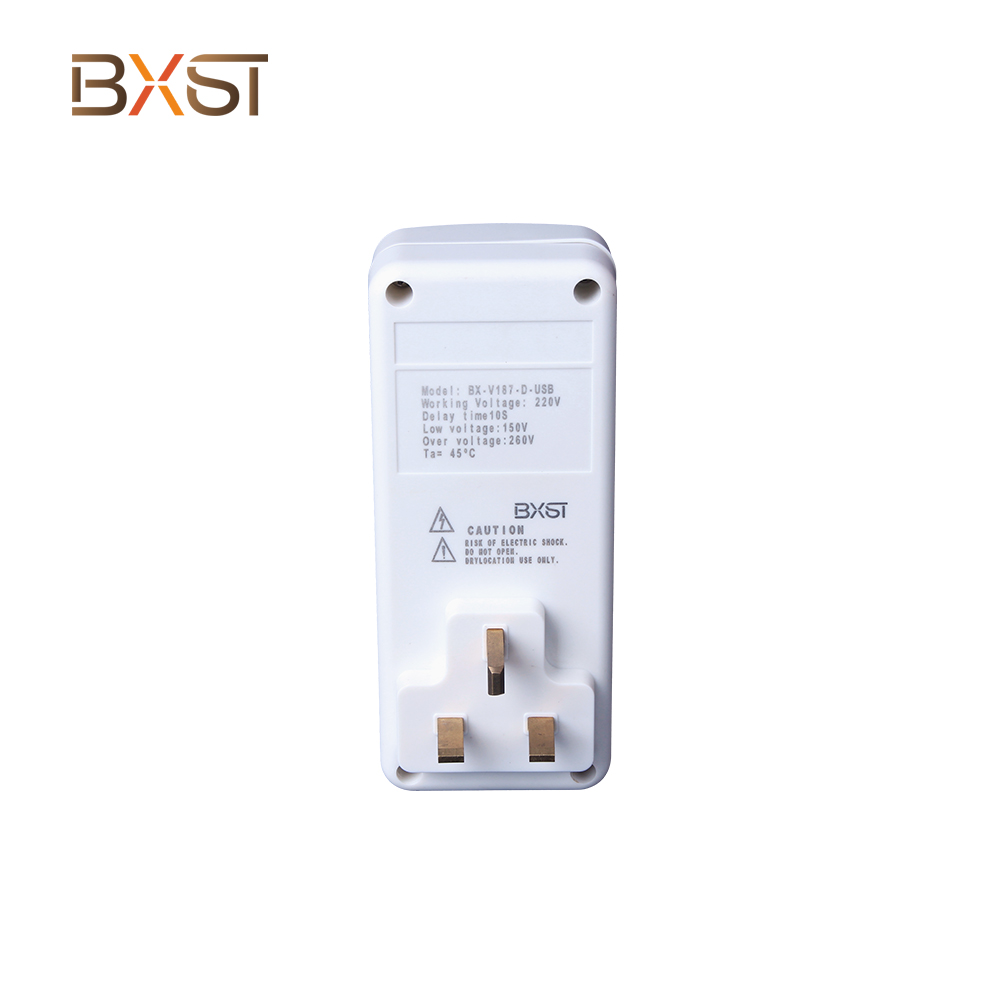 BXST TV Guard UK Plug Automatic Protector с USB V187-D-USB