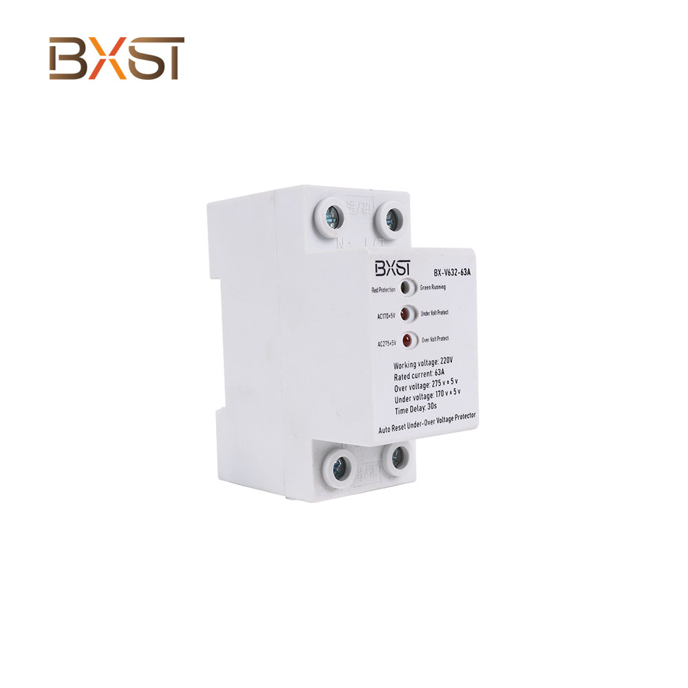 BXST DIN RAIL 230 В Дом 3 фазового напряжения Protector v631-63a