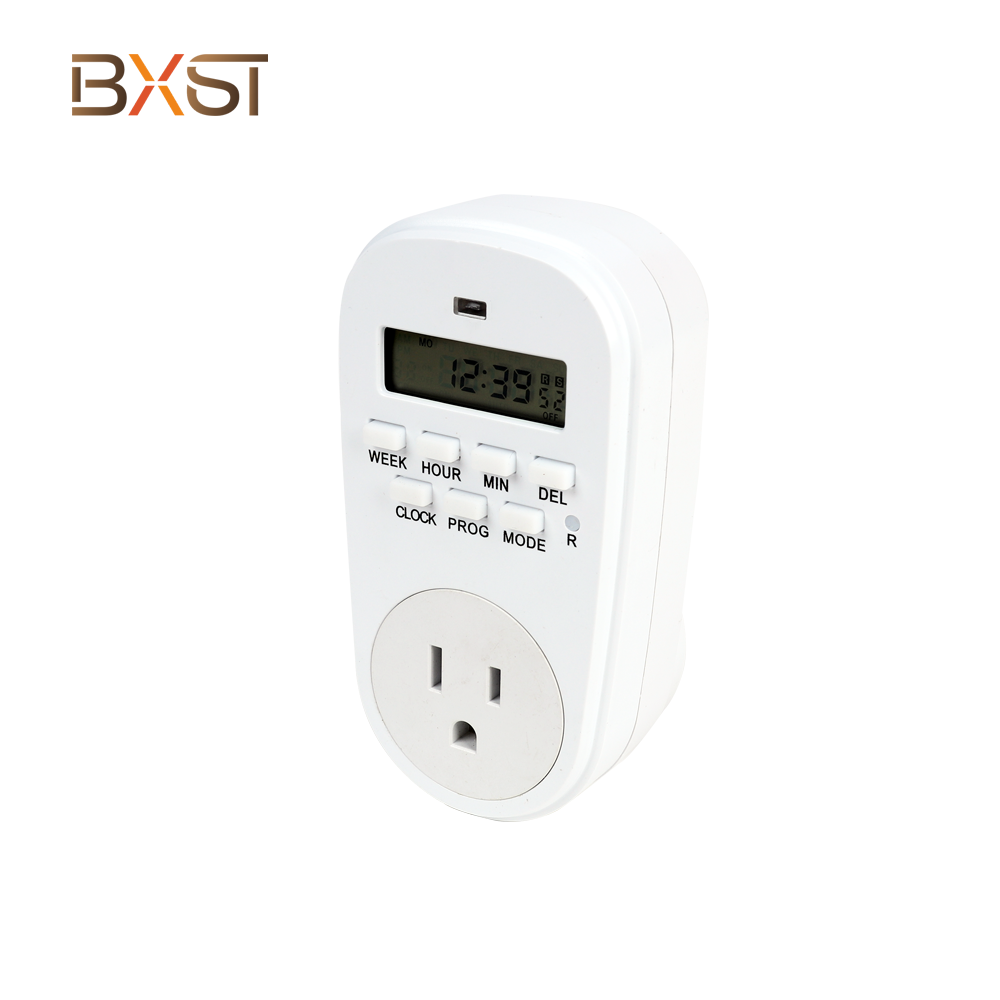 BXST Economical Smart Digital Programmable Timer Plug T-US-US