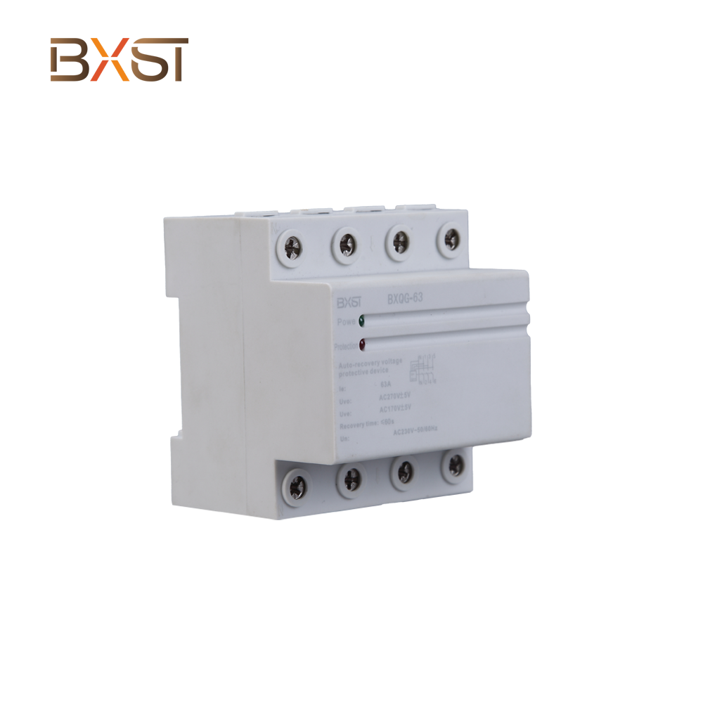 BXST DIN RAIL 230V 63A 3 Фазовое напряжение Protector v002