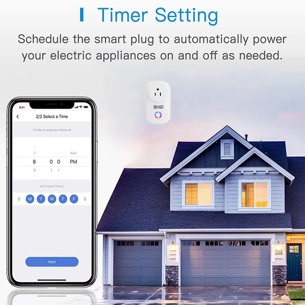 BXST WF006 Timeable Intelligent Control Wi -Fi Smart Plugck Socket