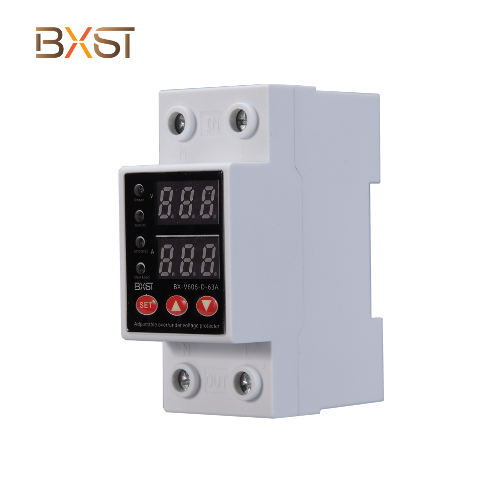 BXST Over и Under Din Rail Protector с дисплеем V606-D